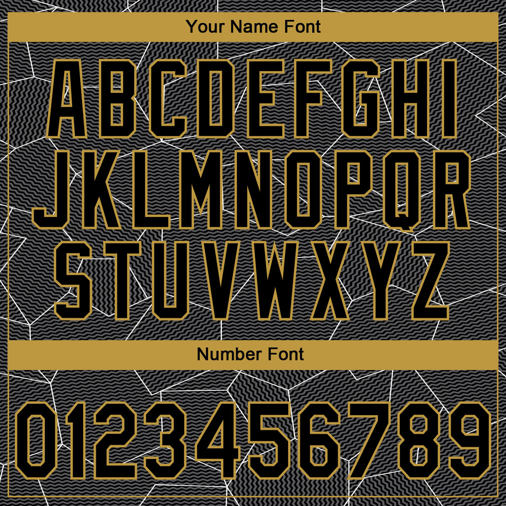 Custom Stitched Gray Black-Old Gold 3D Pattern Design Wolf Sports Pullover Sweatshirt Hoodie