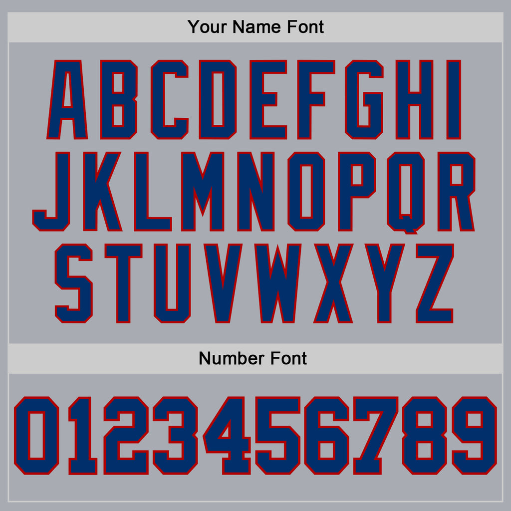 Custom Gray US Navy Blue-Red 3D Pattern Design Game Day Columbus Inspired Sports Pullover Sweatshirt Hoodie