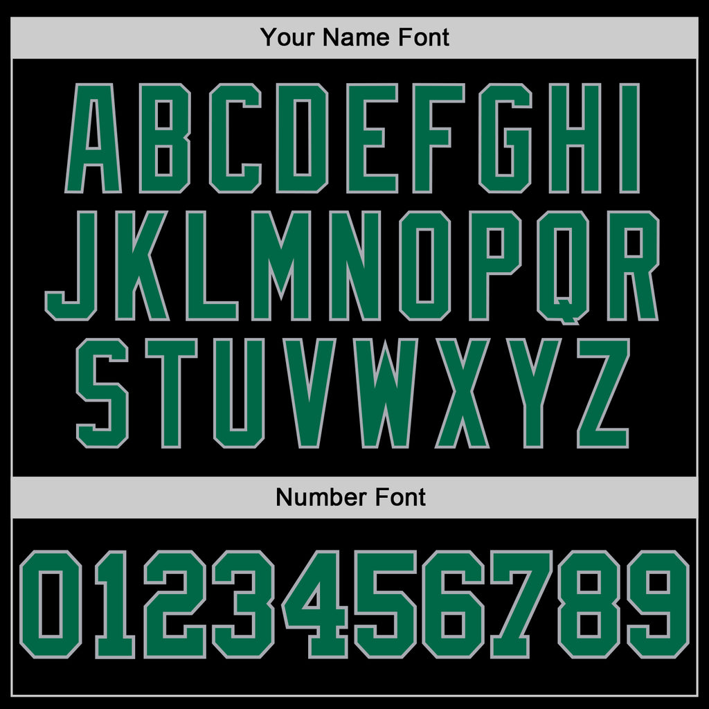 Custom Black Kelly Green-Gray 3D Pattern Design Game Day Dallas Inspired Sports Pullover Sweatshirt Hoodie