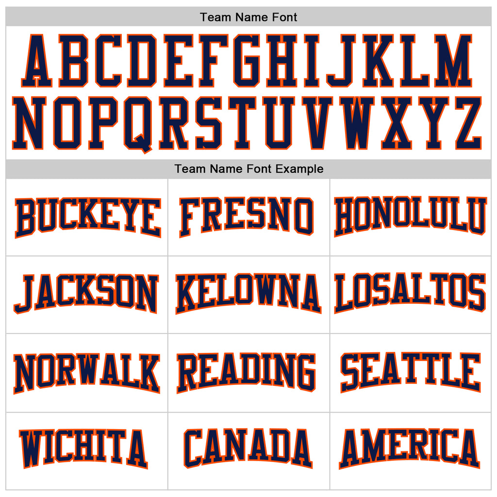 Custom White Navy-Orange 3D Pattern Design Game Day Edmonton Inspired Sports Pullover Sweatshirt Hoodie