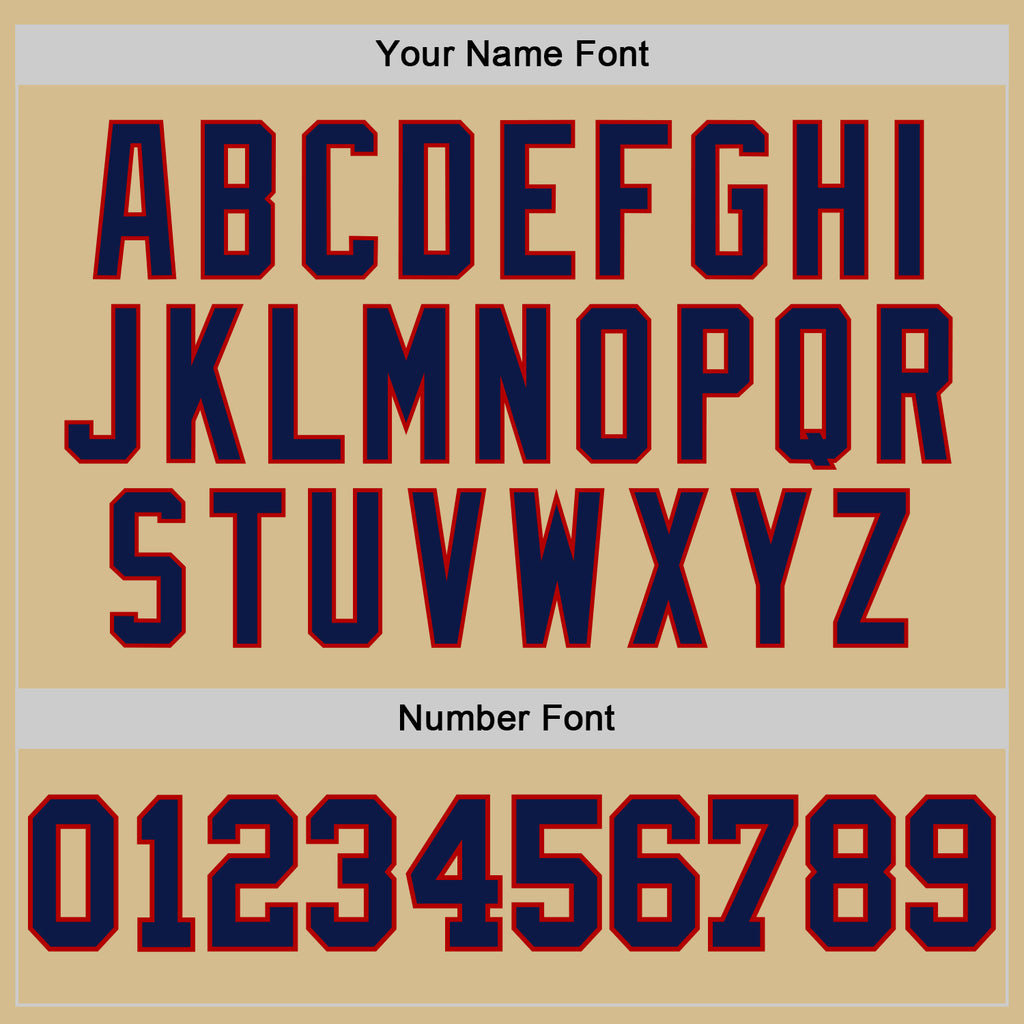 Custom Vegas Gold Navy-Red 3D Pattern Design Game Day Florida Inspired Sports Pullover Sweatshirt Hoodie