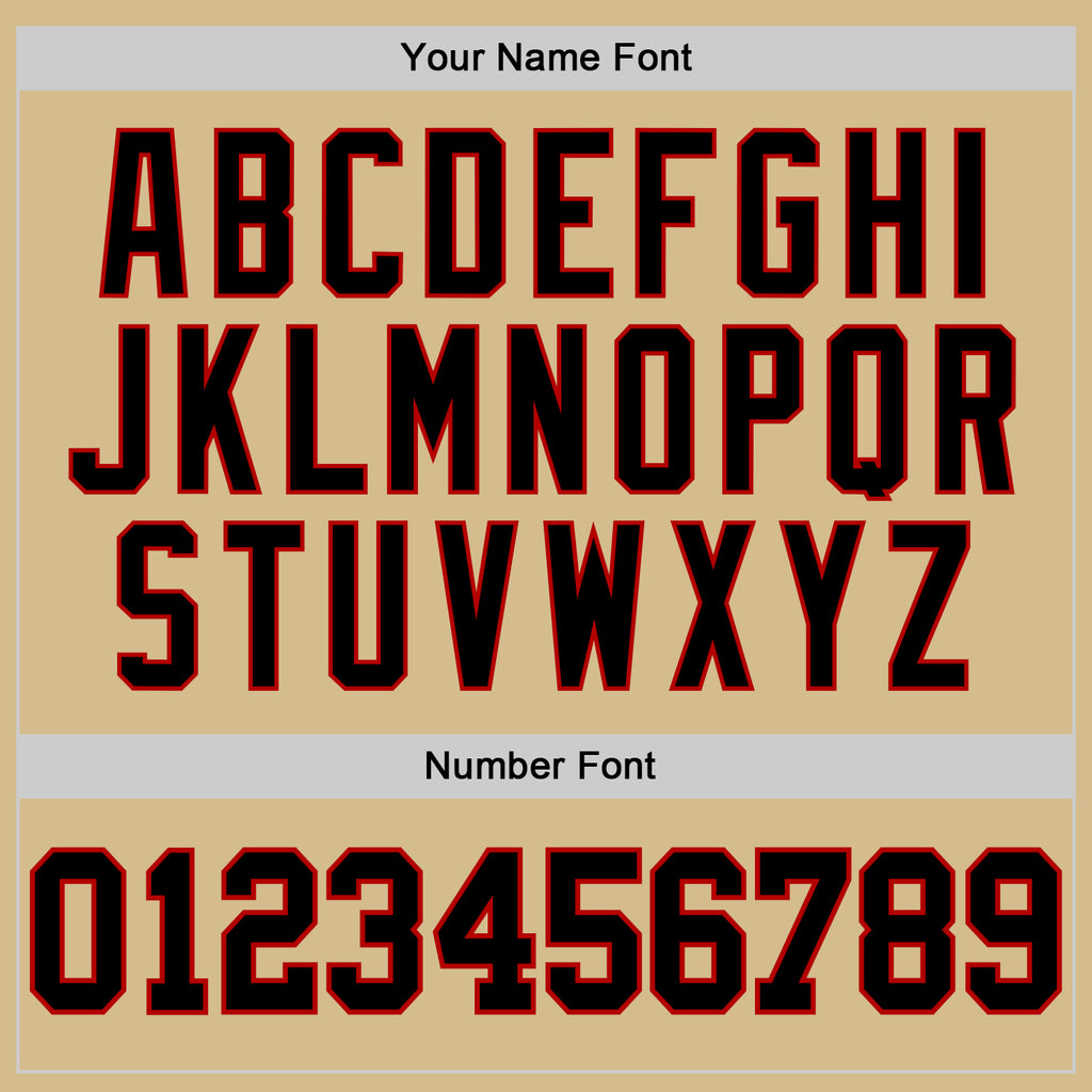 Custom Vegas Gold Black-Red 3D Pattern Design Game Day Vegas Inspired Sports Pullover Sweatshirt Hoodie