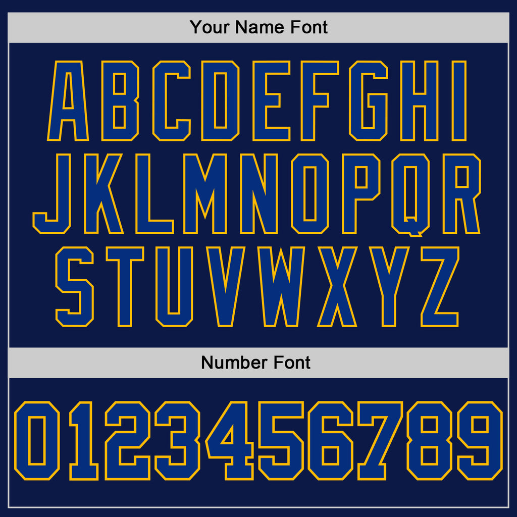 Custom Navy Royal-Gold 3D Pattern Design Game Day St.Louis Inspired Sports Pullover Sweatshirt Hoodie