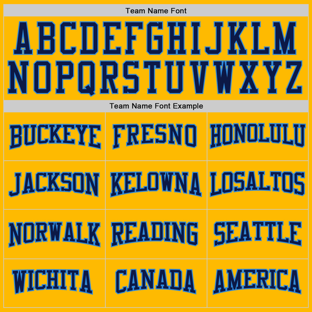 Custom Gold Navy-Powder Blue 3D Pattern Design Game Day Nashville Inspired Sports Pullover Sweatshirt Hoodie