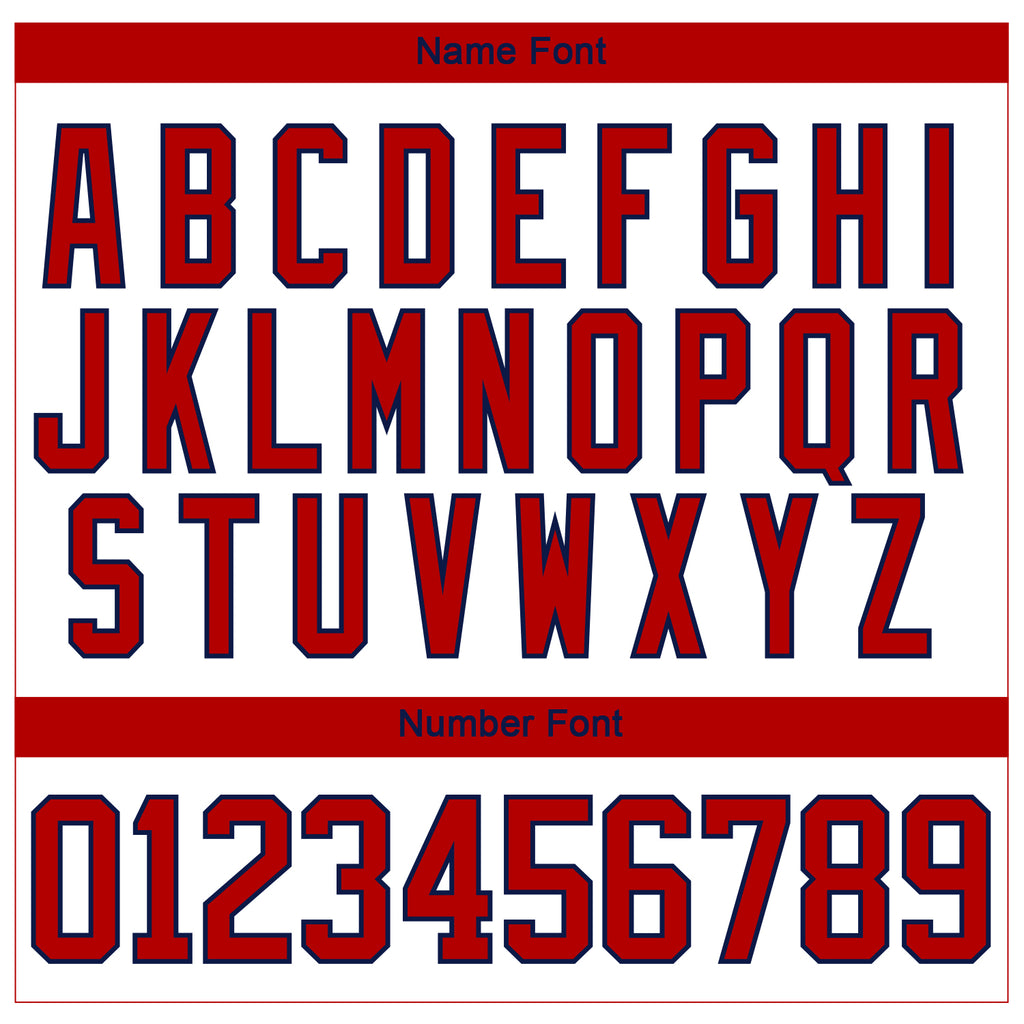 Custom White Red-Navy 3D Pattern Curve Lines Hockey Lace Neck Jersey