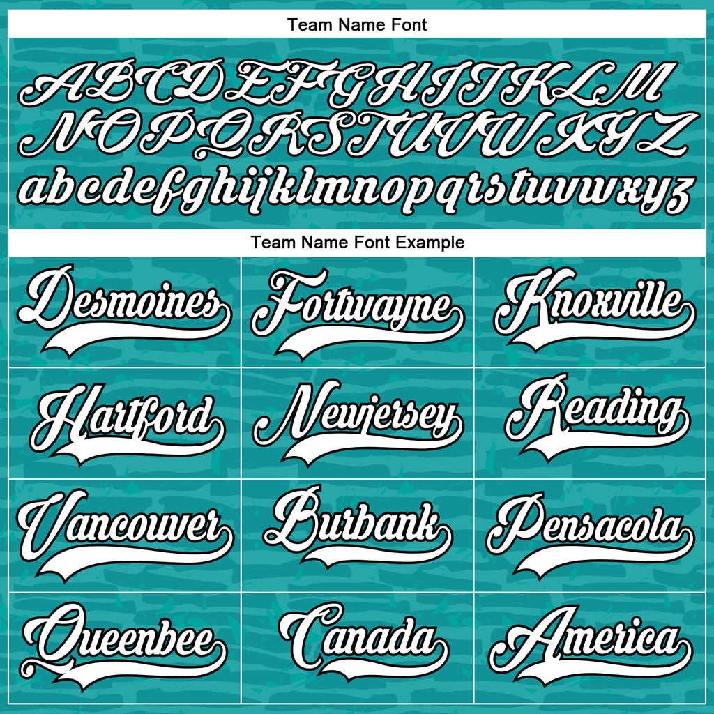 Custom Teal White-Black 3D Pattern Fragment Art Hockey Lace Neck Jersey