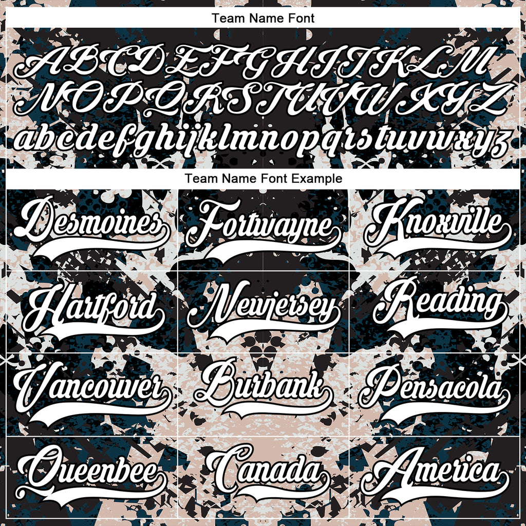 Custom Black White-Light Pink 3D Pattern Abstract Grunge Hockey Lace Neck Jersey