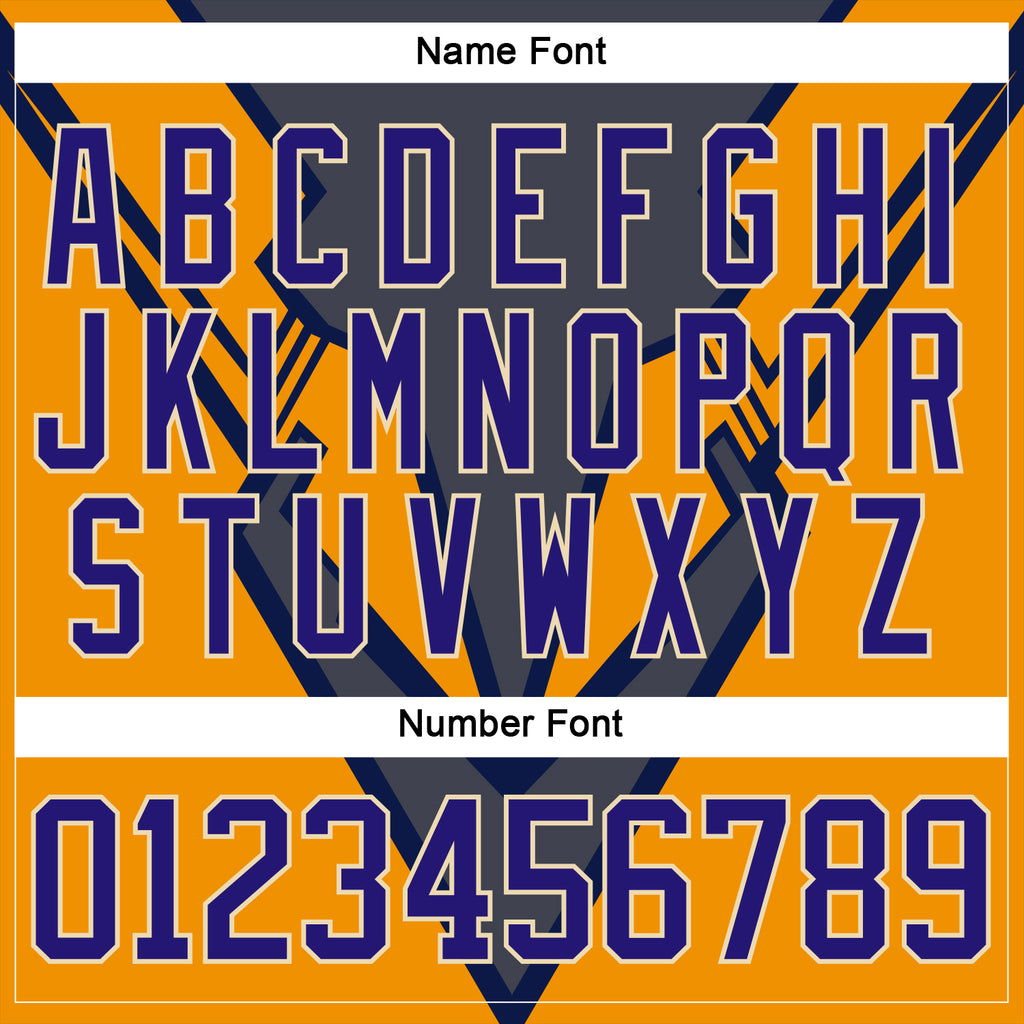 Custom Gray Dark Purple Yellow Cream-White 3D Pattern Cyber Mecha E-sport Hockey Jersey