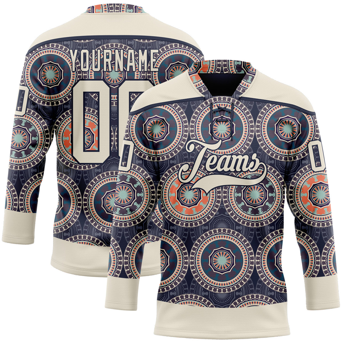Custom Lace Neck 3D Pattern Native Americans Tribal Indigenous People ...