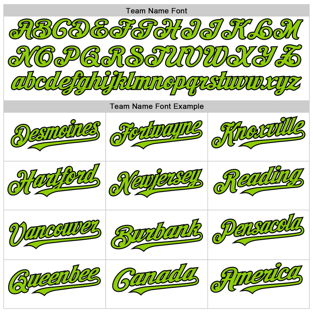Custom White Neon Green-Black 3D Pattern Design Gradient Style Twinkle Star Authentic Baseball Jersey