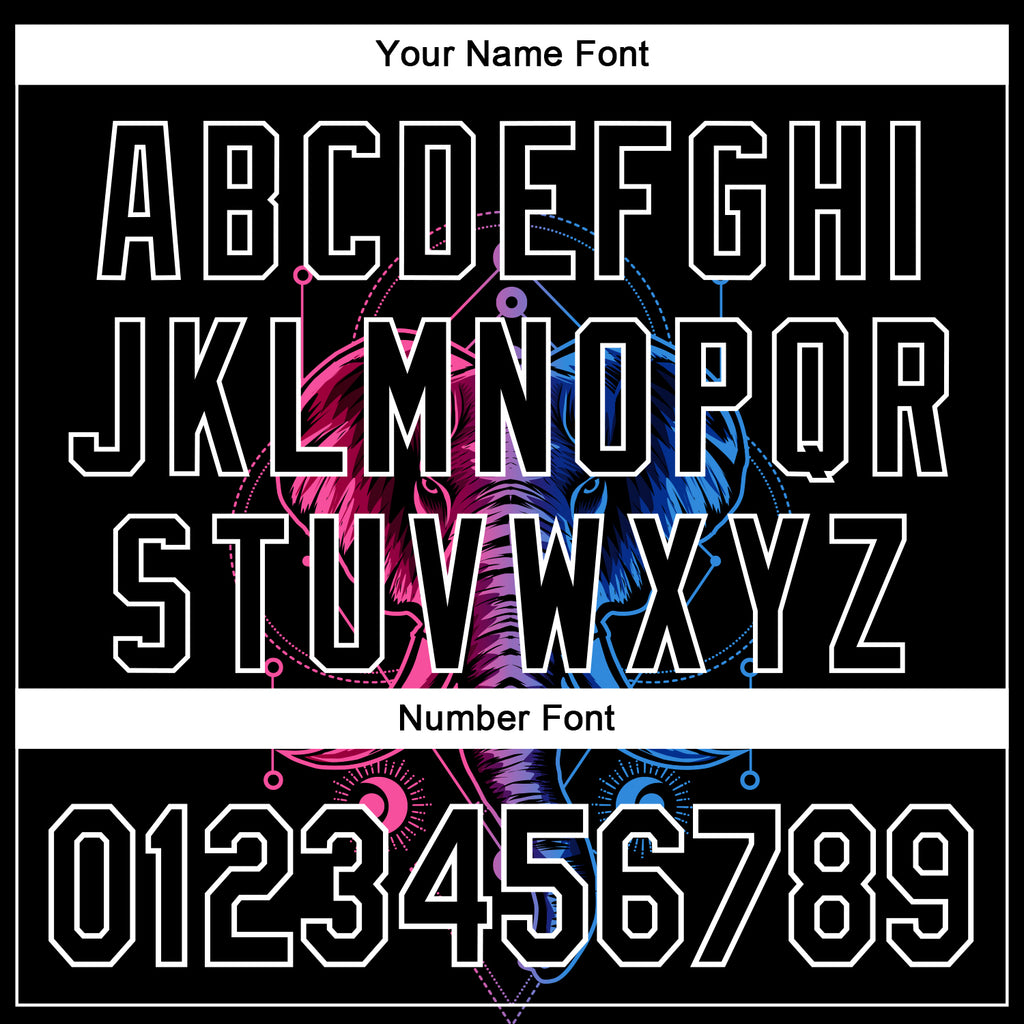 Custom Black White 3D Pattern Design Rave Psychedelic Elephant Authentic Baseball Jersey