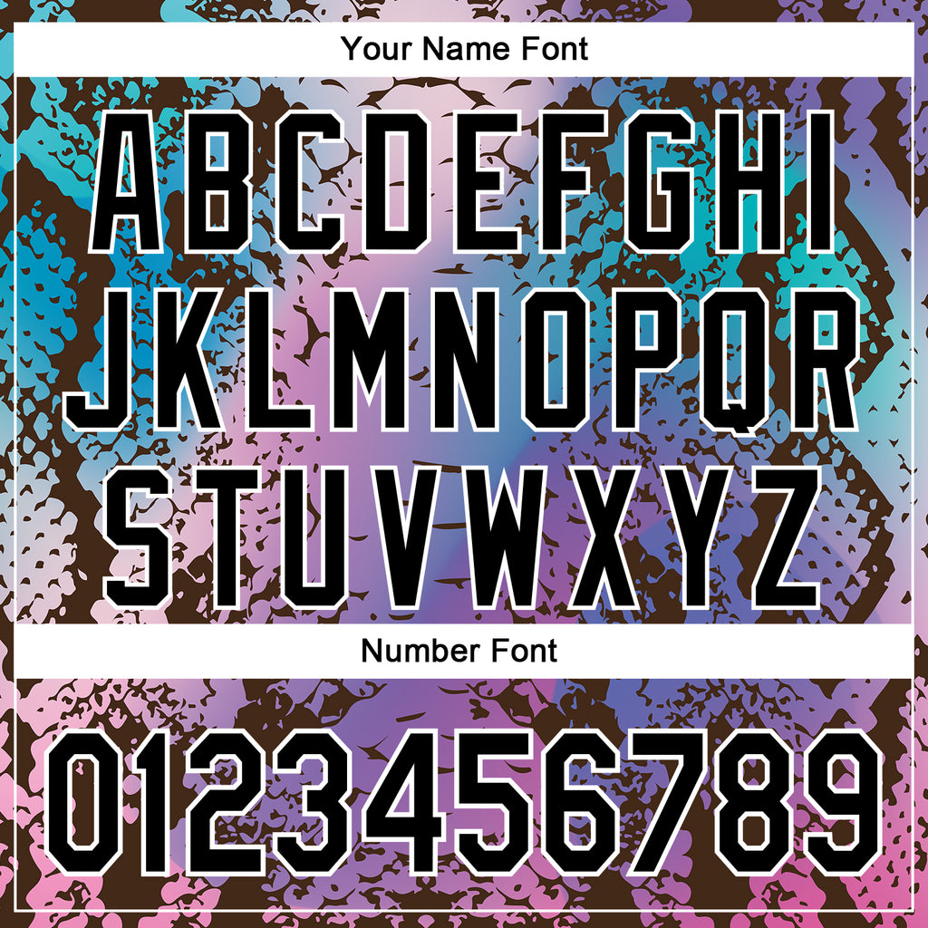 Custom Pink Black-White 3D Pattern Design Rave Psychedelic Snakeskin Authentic Baseball Jersey