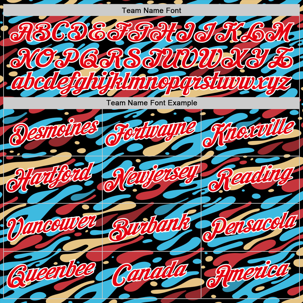 Custom Black Fire Red-White 3D Pattern Design Arrow Archery Bow Target Performance T-Shirt