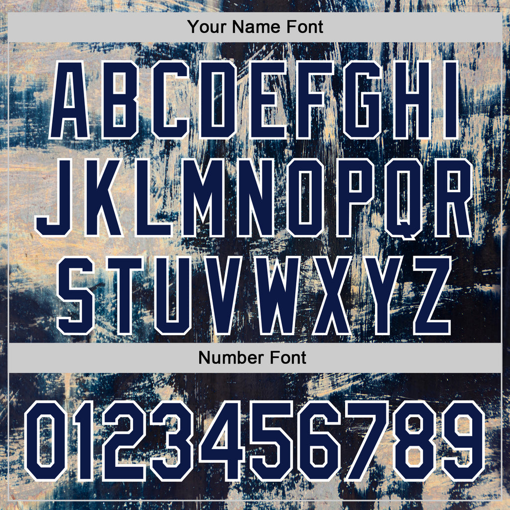 Custom Black Navy-White 3D Pattern Design Burner Costumes Grungy Authentic Baseball Jersey