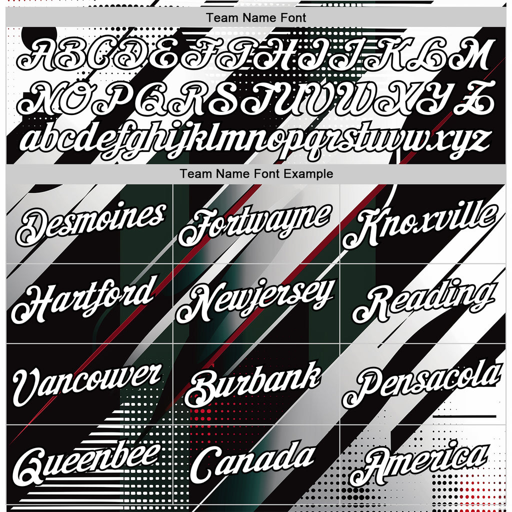 Custom White Black-Red 3D Pattern Design Gradient Sport Wear Performance T-Shirt