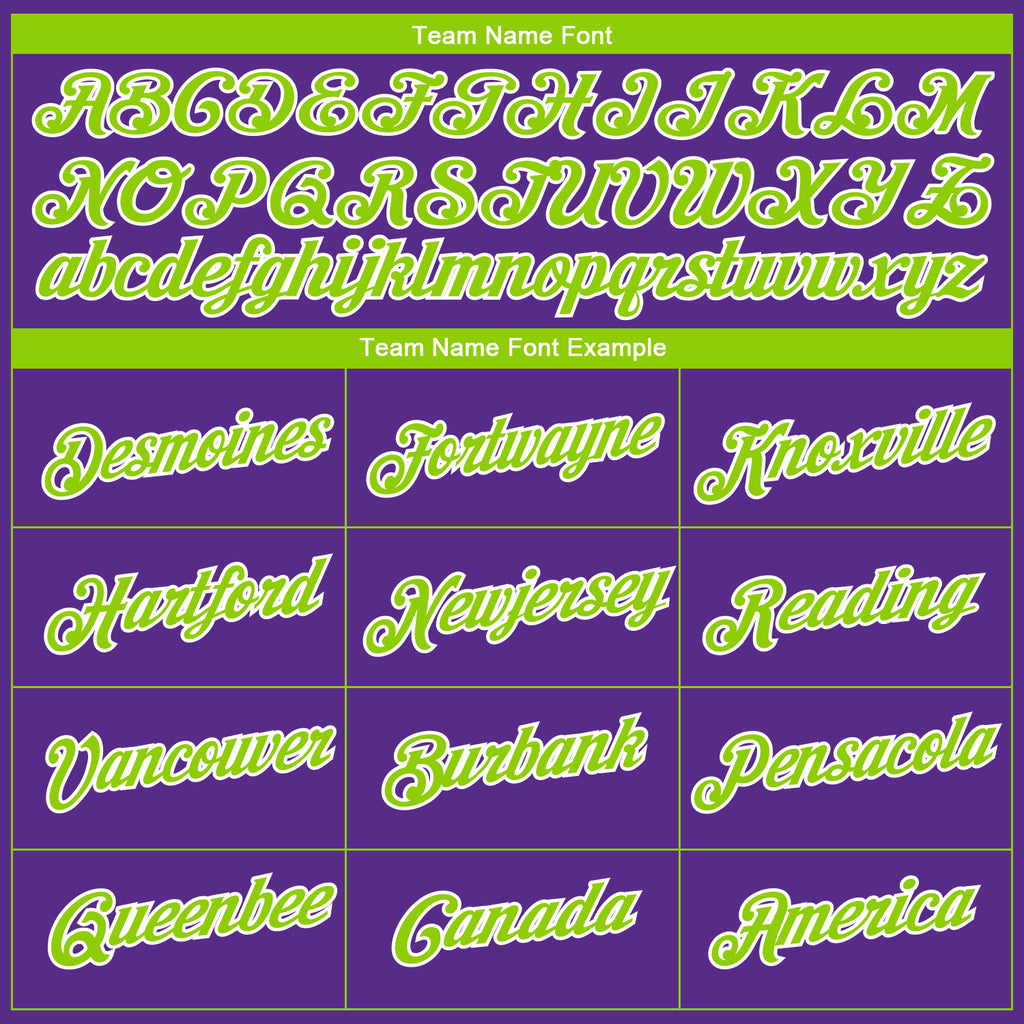 Custom Purple Neon Green-White 3D Pattern Design Gradient Style Twinkle Star Performance T-Shirt