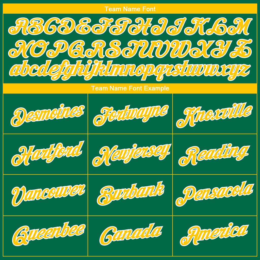 Custom Kelly Green Yellow-White 3D Pattern Design Gradient Style Twinkle Star Performance T-Shirt