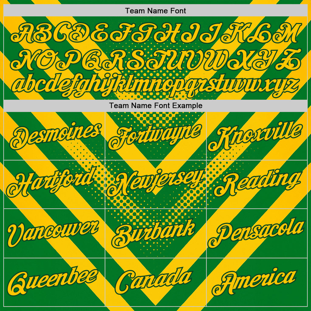 Custom Green Yellow 3D Pattern Design Brazil Africa Sport Wear Performance T-Shirt