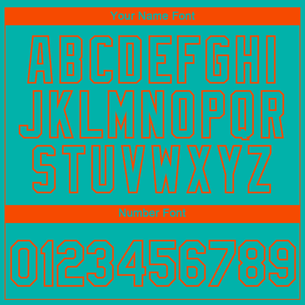 Custom Aqua Orange 3D Miami City Edition Fade Fashion Performance T-Shirt
