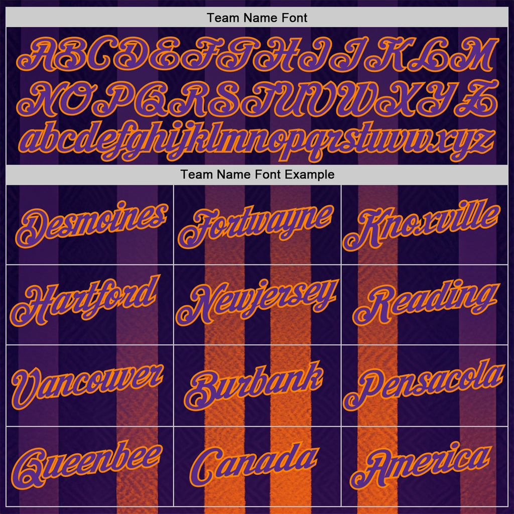 Custom Purple Orange-Bay Orange 3D Pattern Design Sunset Gradient Stripe Sport Wear Performance T-Shirt