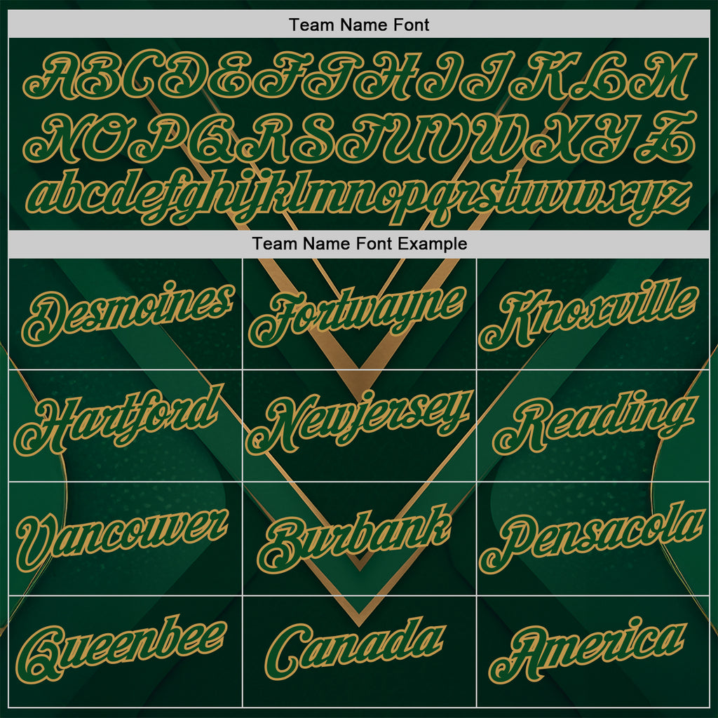 Custom Green Old Gold 3D Pattern Design Mexico Africa Sport Wear Performance T-Shirt