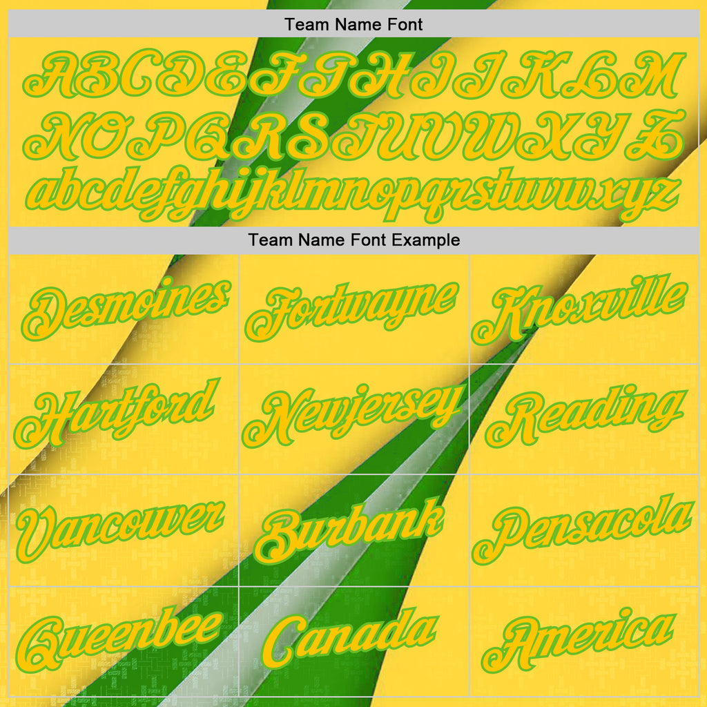 Custom Stitched Yellow Green-Aurora Green 3D Pattern Design Brazil Inspired Geometric Shape Sports Wear Pullover Sweatshirt Hoodie