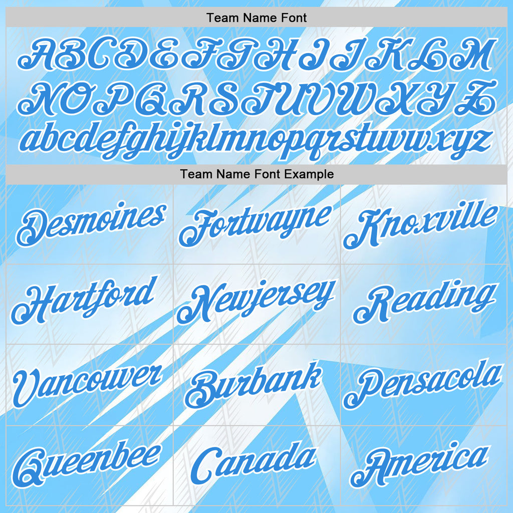 Custom Stitched White Powder Blue-Blue 3D Pattern Design Argentine Inspired Geometric Shape Sports Wear Pullover Sweatshirt Hoodie