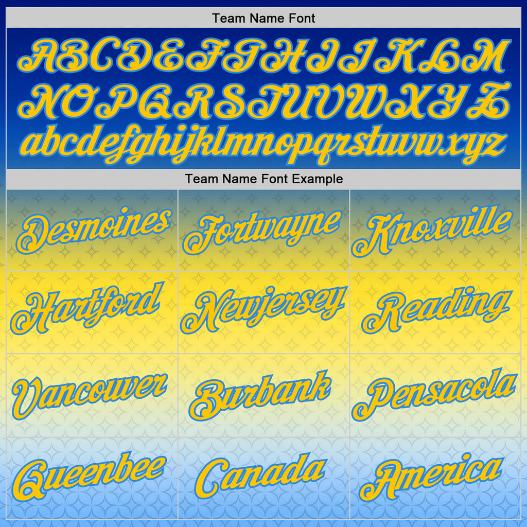 Custom Stitched Blue Yellow-Powder Blue 3D Pattern Design Argentine Inspired Gradient Sports Wear Pullover Sweatshirt Hoodie