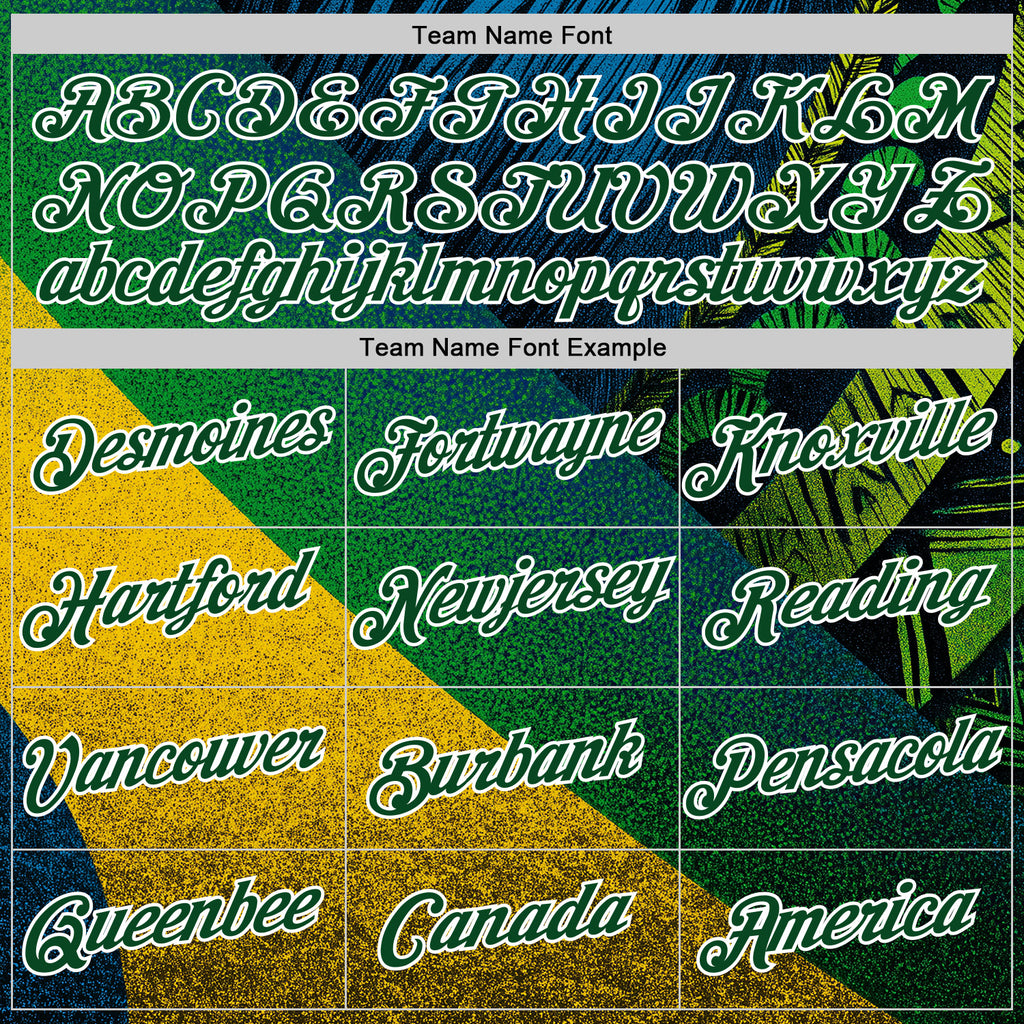 Custom Stitched Yellow Green-White 3D Pattern Design Brazil Inspired Tribal Sports Wear Pullover Sweatshirt Hoodie