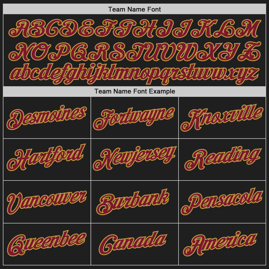 Custom Stitched Black Crimson-Old Gold 3D Pattern Design Abstract Brush Stroke Sports Pullover Sweatshirt Hoodie