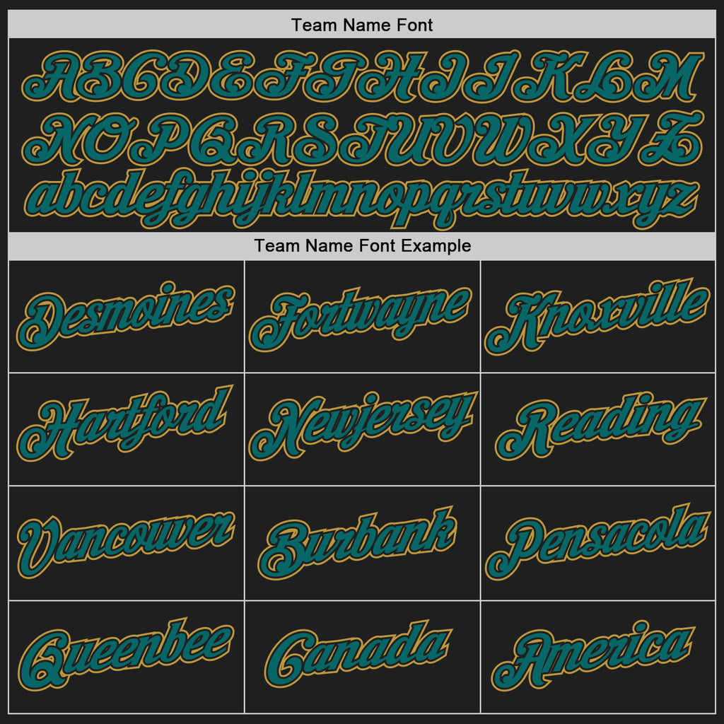 Custom Stitched Black Teal-Old Gold 3D Pattern Design Abstract Brush Stroke Sports Pullover Sweatshirt Hoodie