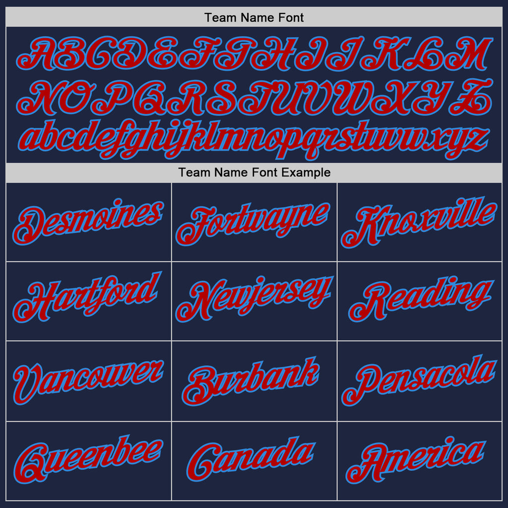 Custom Stitched Navy Red-Powder Blue 3D Pattern Design Abstract Brush Stroke Sports Pullover Sweatshirt Hoodie