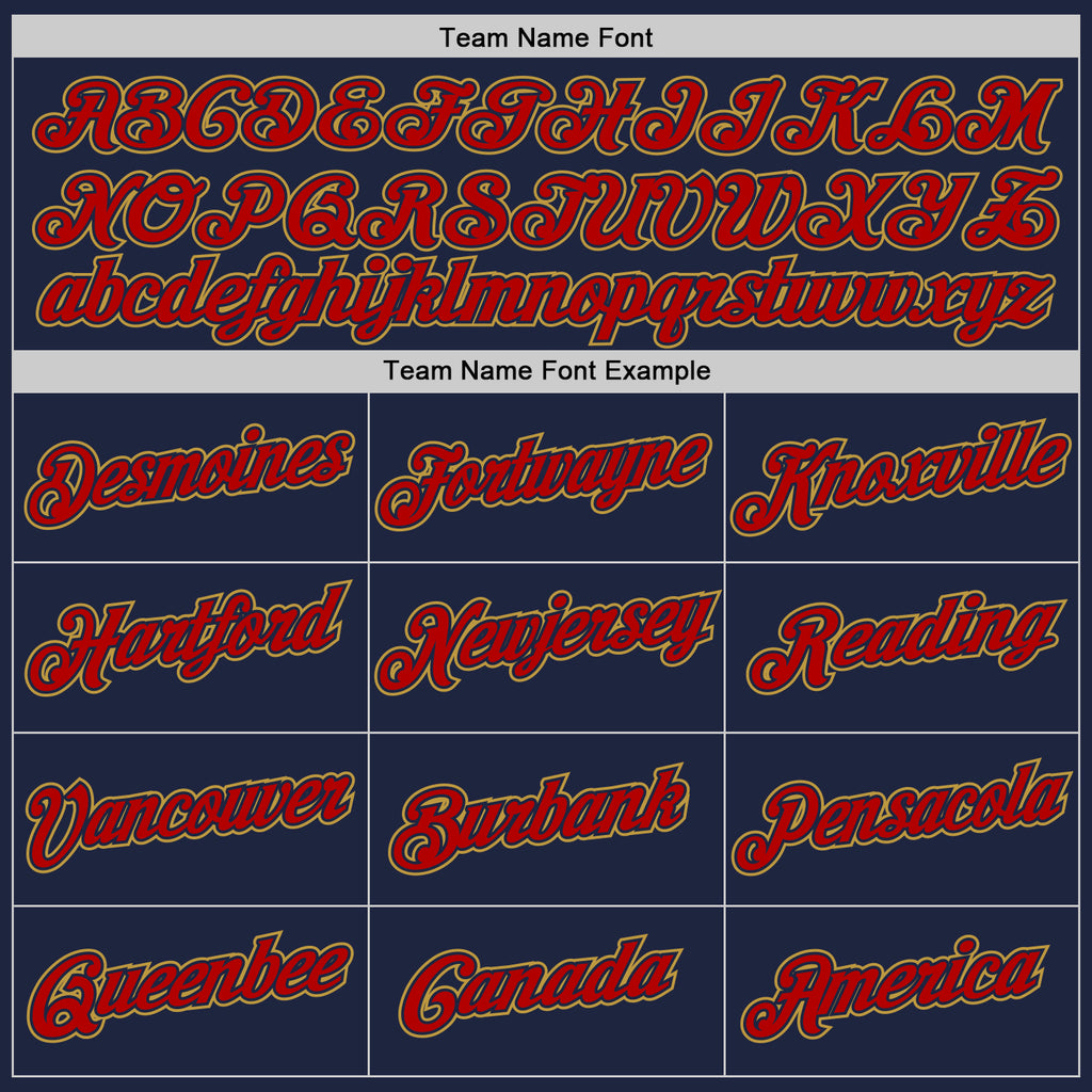 Custom Stitched Navy Red-Old Gold 3D Pattern Design Abstract Brush Stroke Sports Pullover Sweatshirt Hoodie