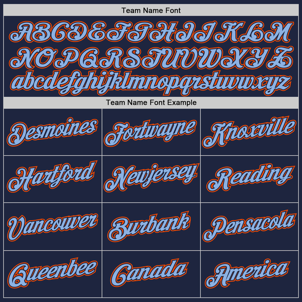 Custom Stitched Navy Light Blue-Orange 3D Pattern Design Abstract Brush Stroke Sports Pullover Sweatshirt Hoodie