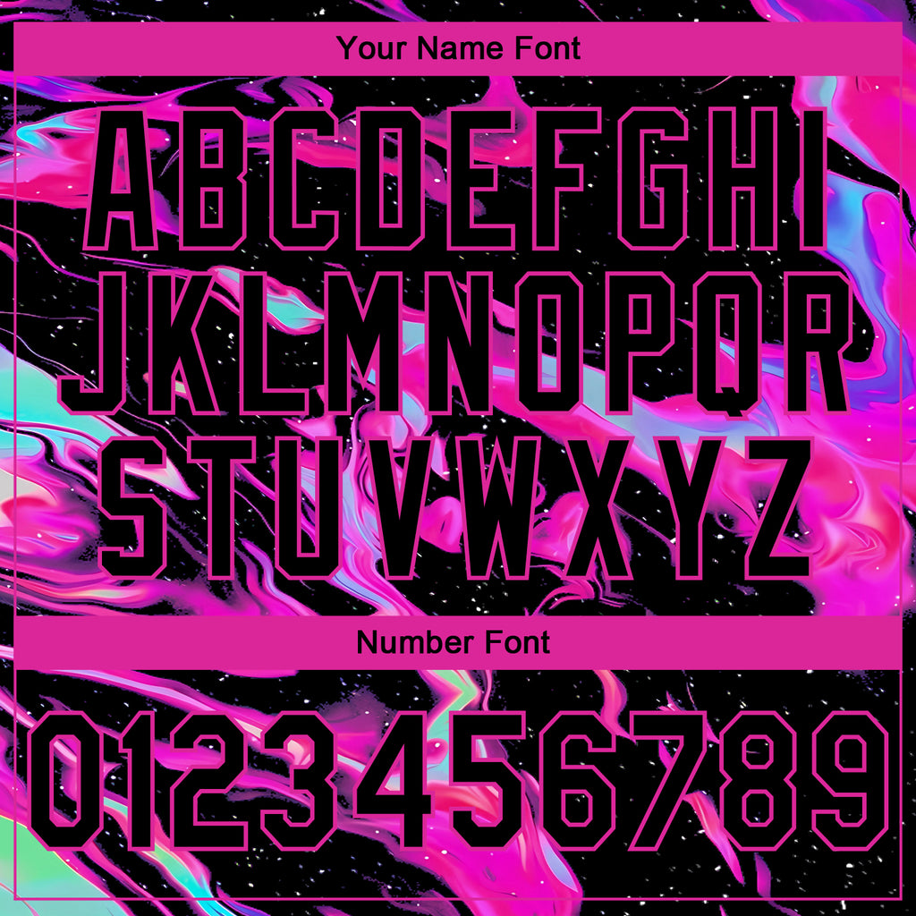 Custom Stitched Black Deep Pink 3D Pattern Design Abstract Trendy Holographic Vaporwave Style Sports Pullover Sweatshirt Hoodie