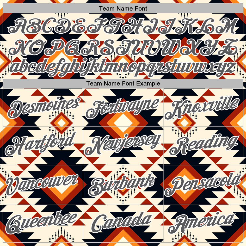 Custom Stitched Cream Steel Gray-White 3D Pattern Design Tribal Ethnic Native American Sports Pullover Sweatshirt Hoodie
