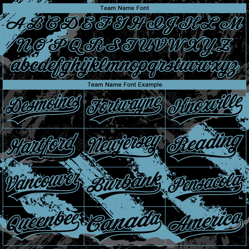 Custom Stitched Black Shadow Blue-Steel Gray 3D Pattern Design Splash Sports Pullover Sweatshirt Hoodie