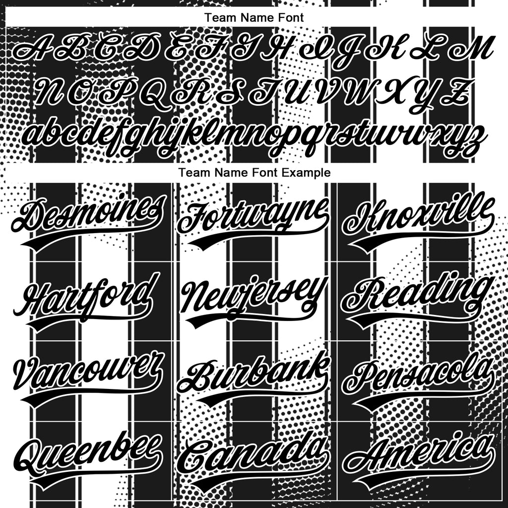 Custom Stitched Black White 3D Pattern Design Line Sportswear Pullover Sweatshirt Hoodie