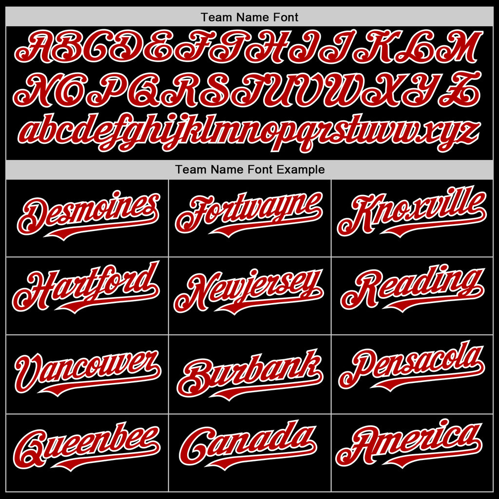 Custom Black Red Blue Cream-White 3D Urban City Edition Sports Authentic Baseball Jersey