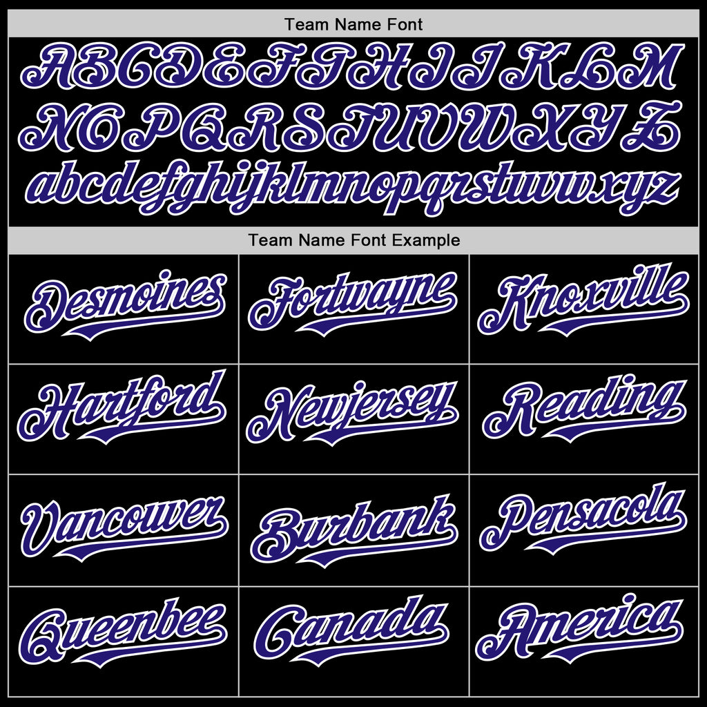 Custom Black Dark Purple Red Yellow Blue-White 3D Urban City Edition Sports Authentic Baseball Jersey