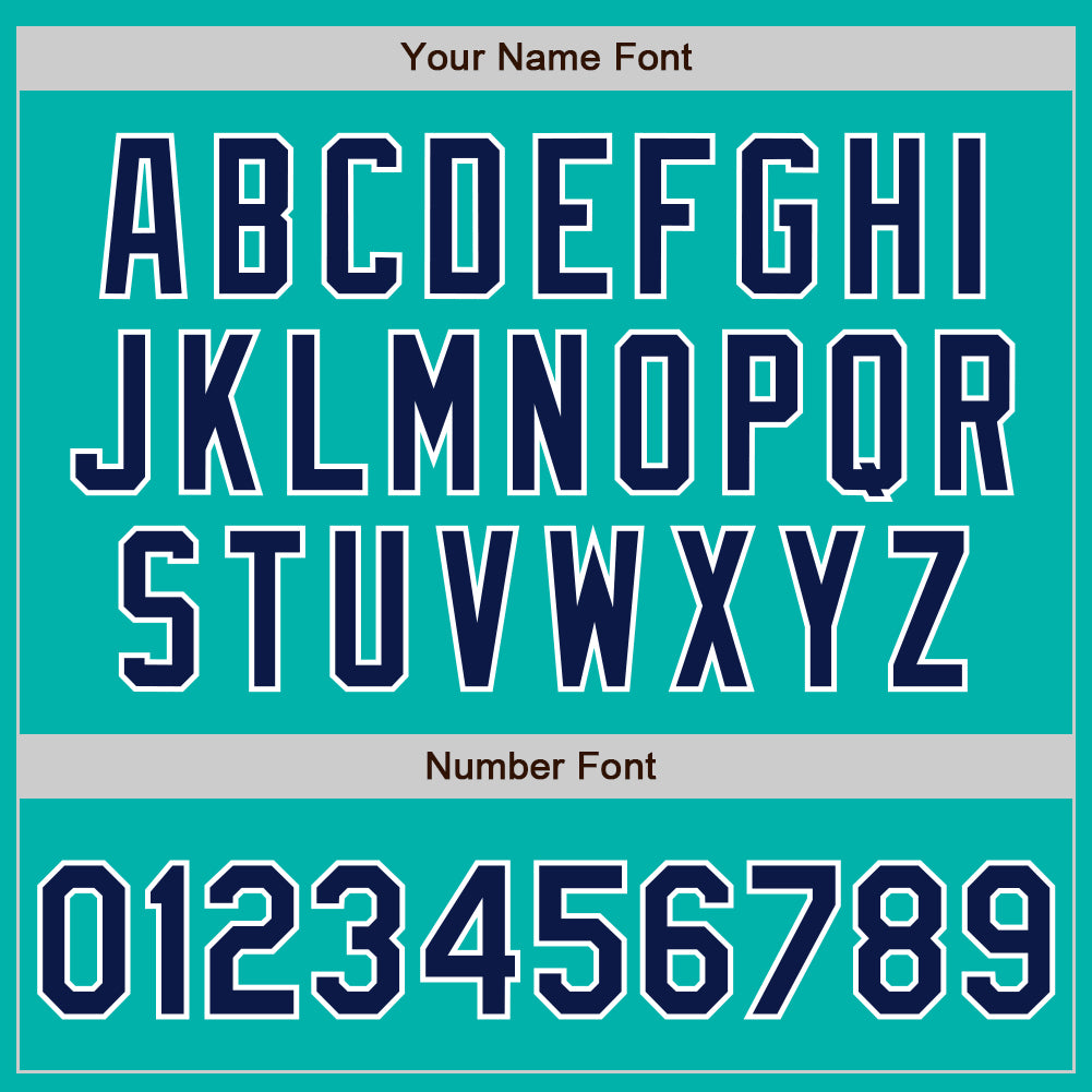 Custom Stitched Aqua Navy-White Baseball Pullover Sweatshirt Hoodie