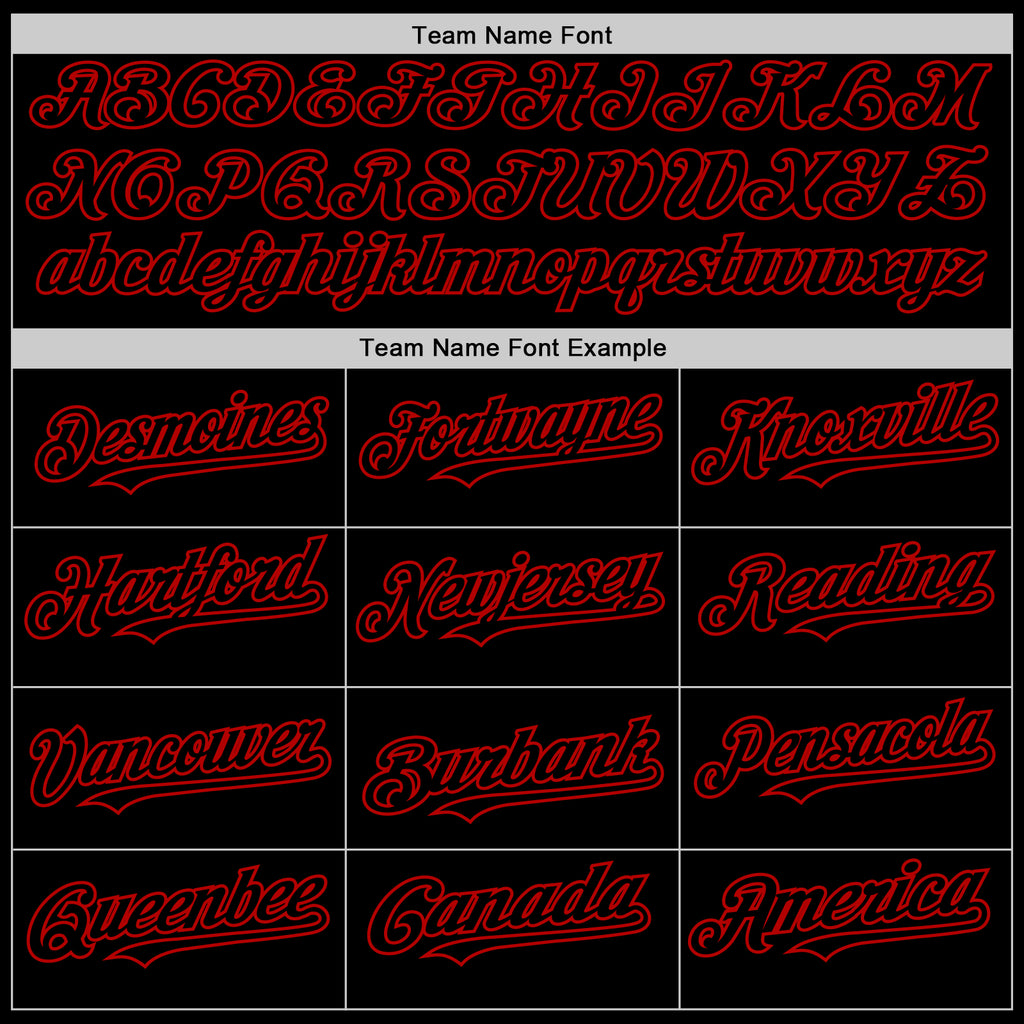 Custom Black Red Pinstripe Red Authentic Sleeveless Baseball Jersey