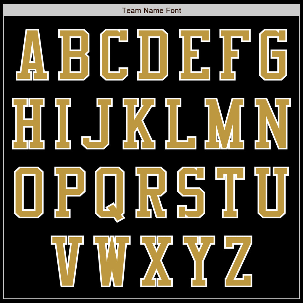 Custom Black Old Gold-White Authentic Baseball Jersey