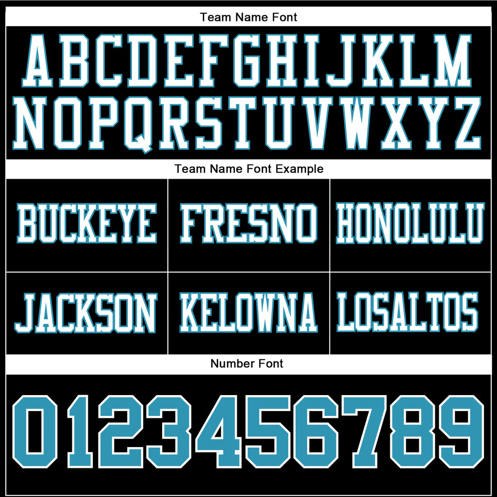 Custom Black Panther Blue-White Authentic Football Jersey