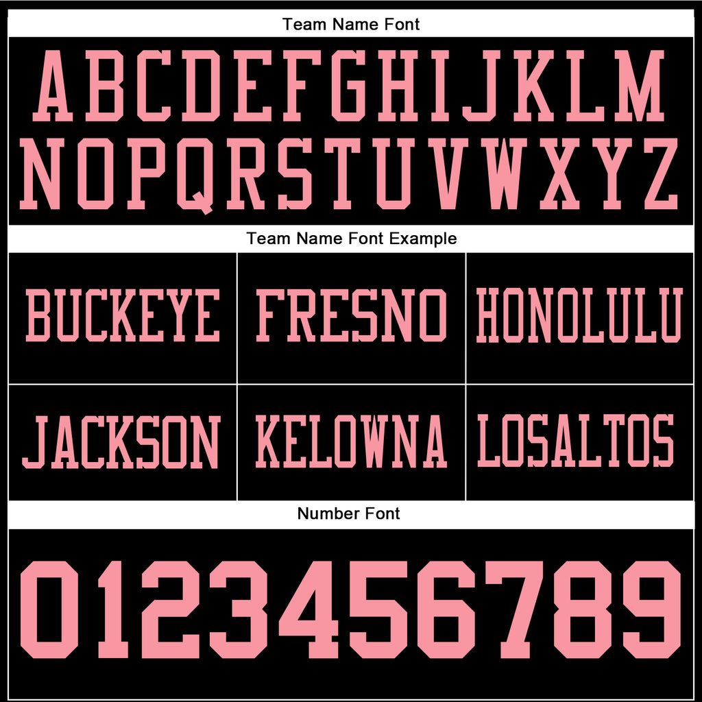 Custom Black Medium Pink Authentic Football Jersey