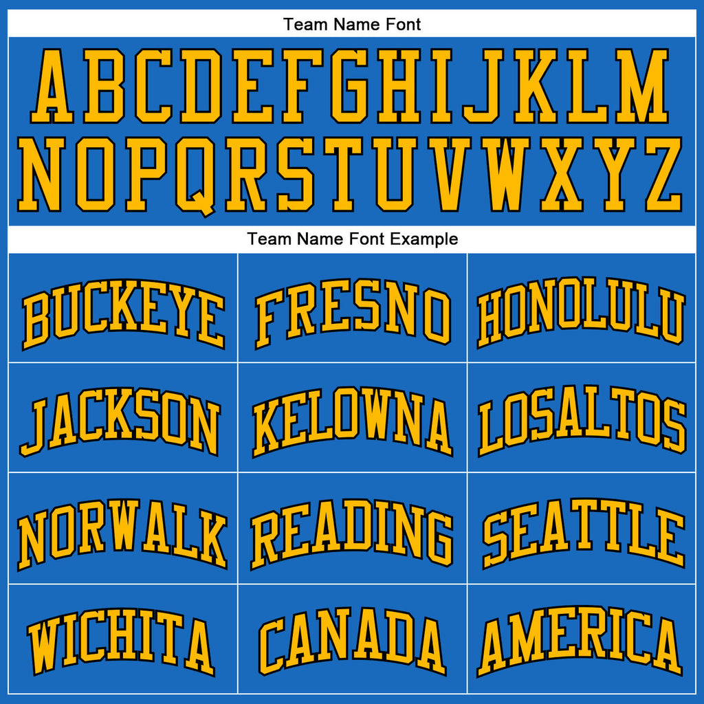 Custom Blue Gold-Black Authentic Throwback Basketball Jersey