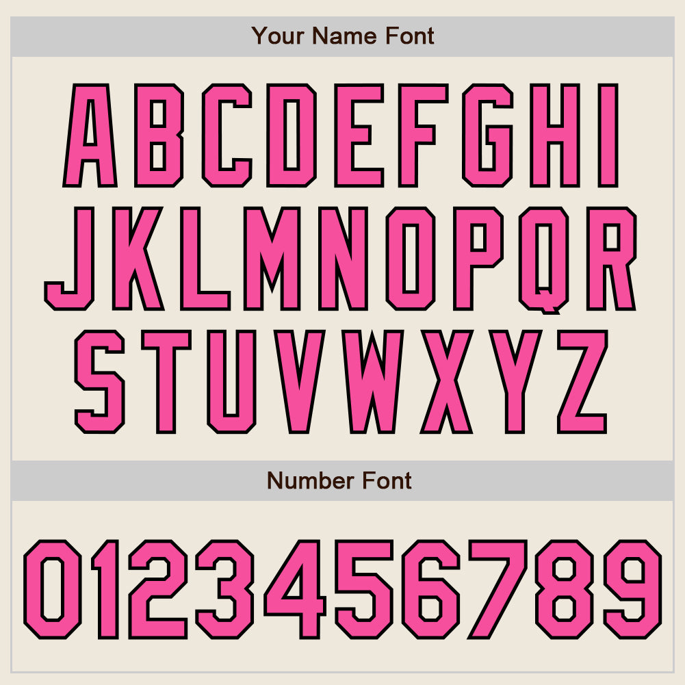 Custom Stitched Cream Pink-Black Baseball Pullover Sweatshirt Hoodie