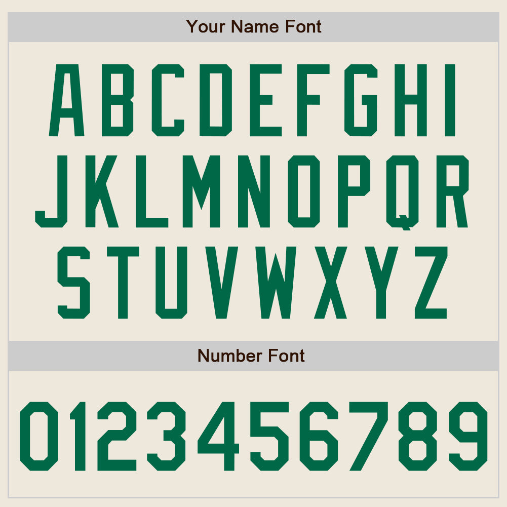 Custom Stitched Cream Kelly Green-Cream Baseball Pullover Sweatshirt Hoodie