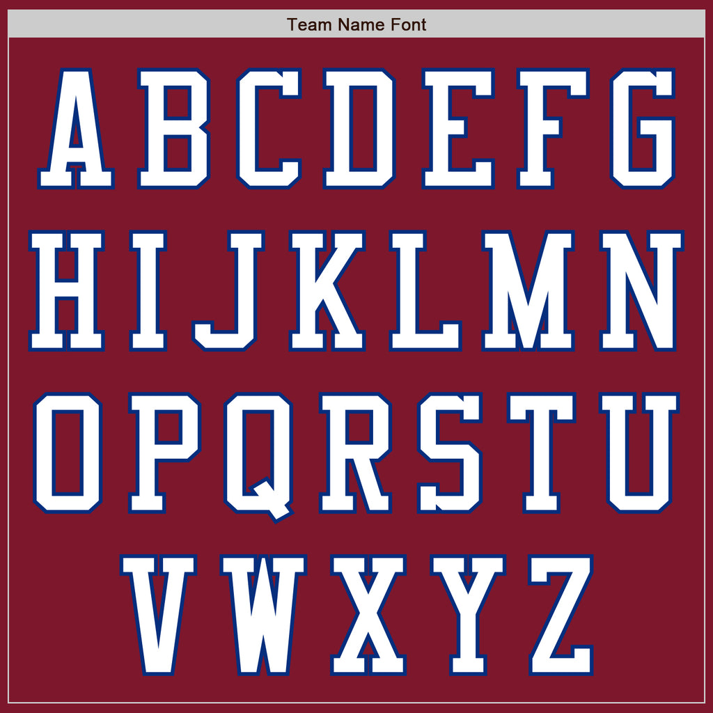 Custom Crimson White-Royal Authentic Baseball Jersey