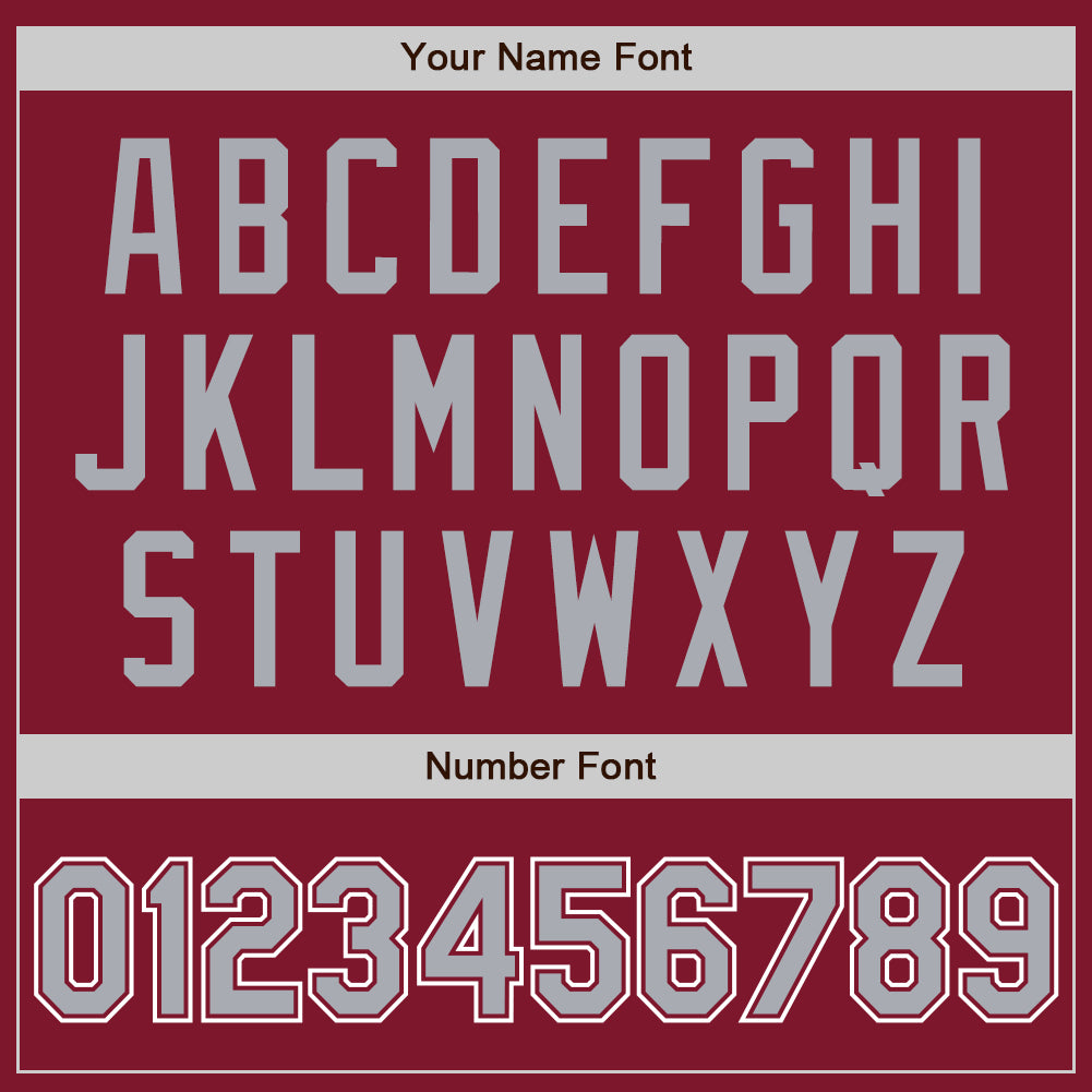 Custom Stitched Crimson Gray-White Baseball Pullover Sweatshirt Hoodie